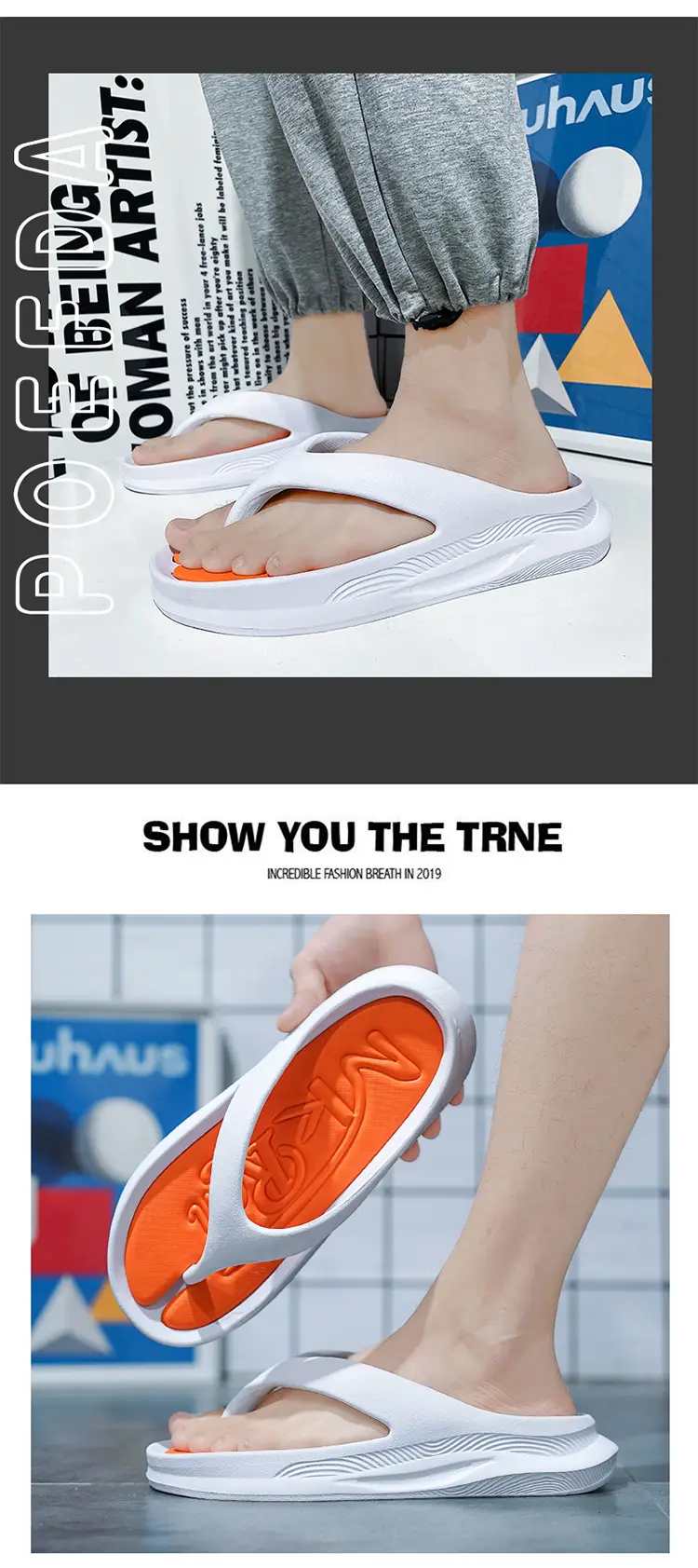 2024 Green Flip Flops for Men Beach Wear — feature 5