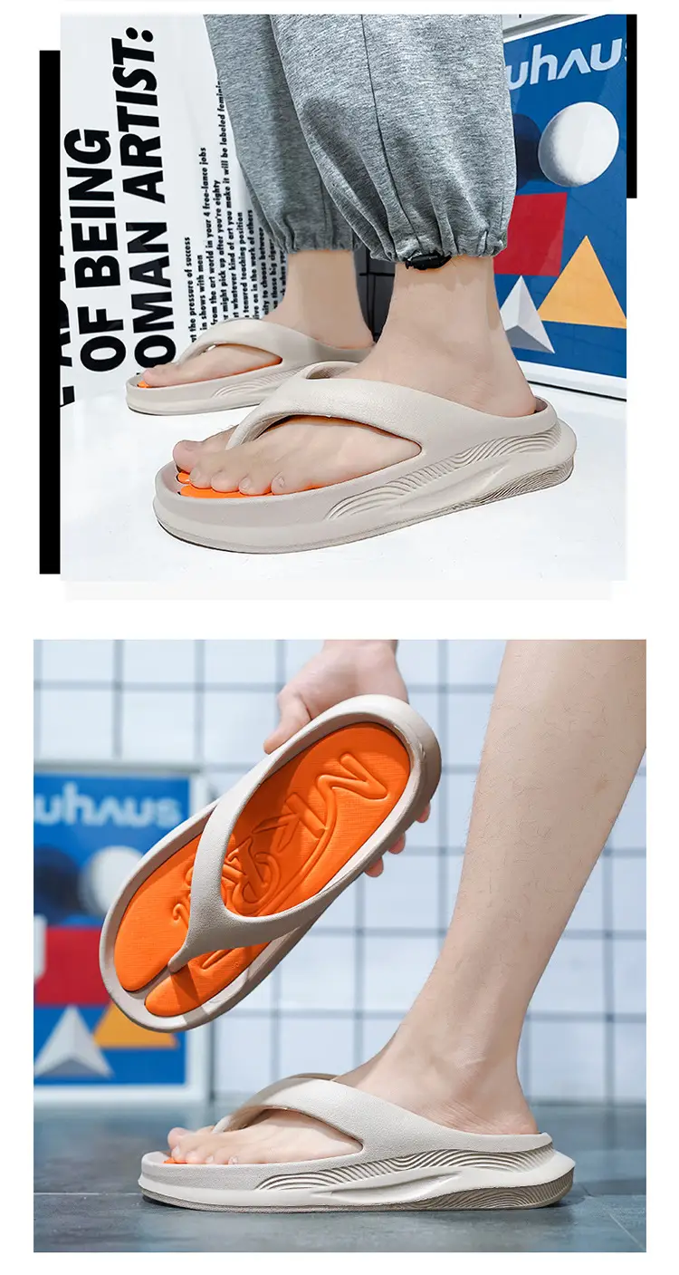 2024 Green Flip Flops for Men Beach Wear — feature 9
