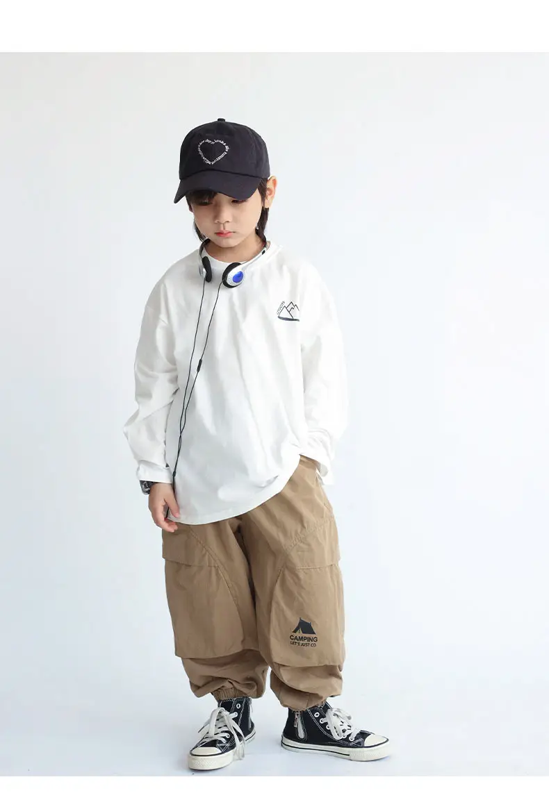 Boys Long Sleeve Printed T-Shirt Black 2024 — feature 15