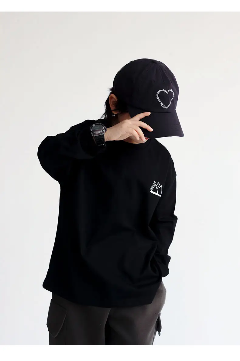 Boys Long Sleeve Printed T-Shirt Black 2024 — feature 19