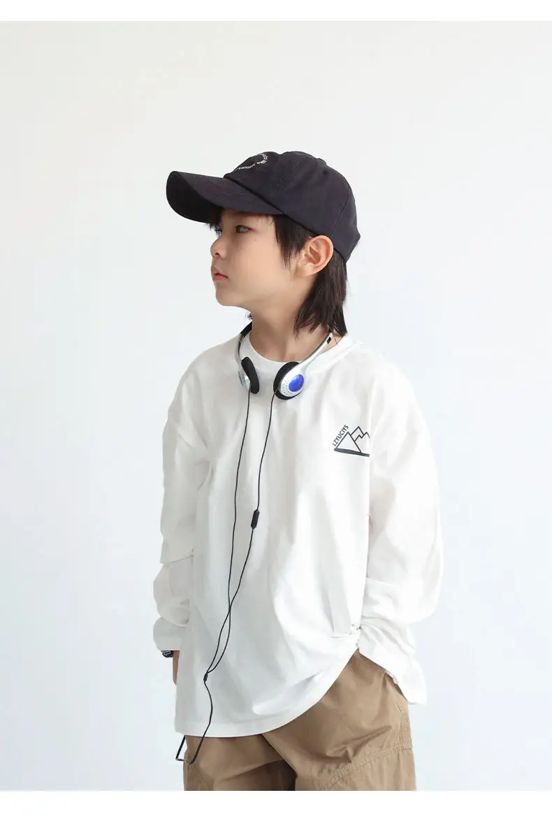 Boys Long Sleeve Printed T-Shirt Black 2024 — feature 8