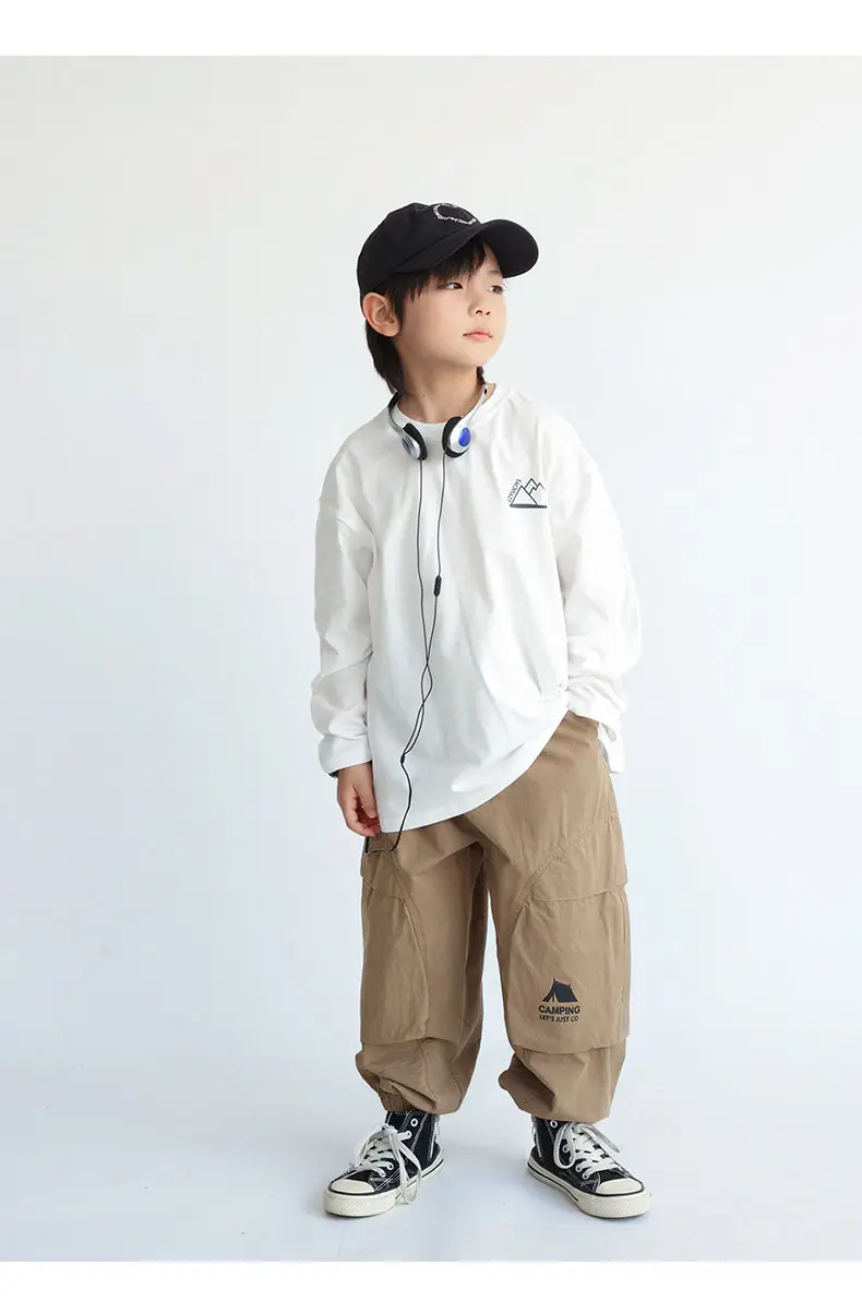 Boys Long Sleeve Printed T-Shirt Black 2024 — feature 9