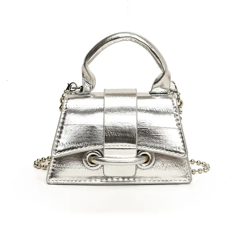 2024 Gold Crocodile Strap Women's Shoulder Bag - Image 10