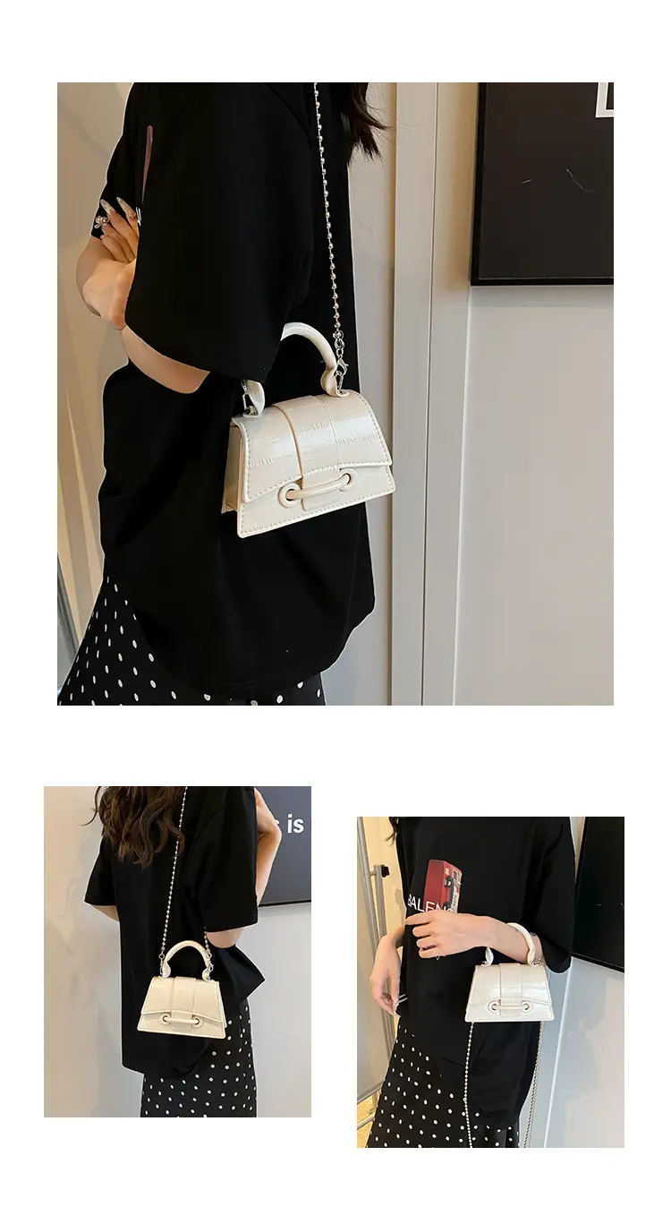 2024 Gold Crocodile Strap Women's Shoulder Bag — feature 4