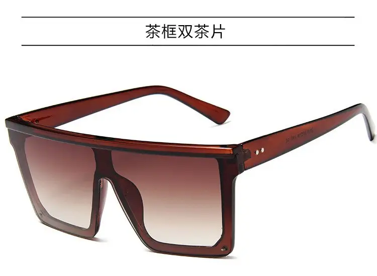 Black Gradient Sunglasses for Women Men Large Frame — feature 13