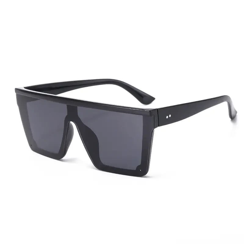 Black Gradient Sunglasses for Women Men Large Frame - Image 2