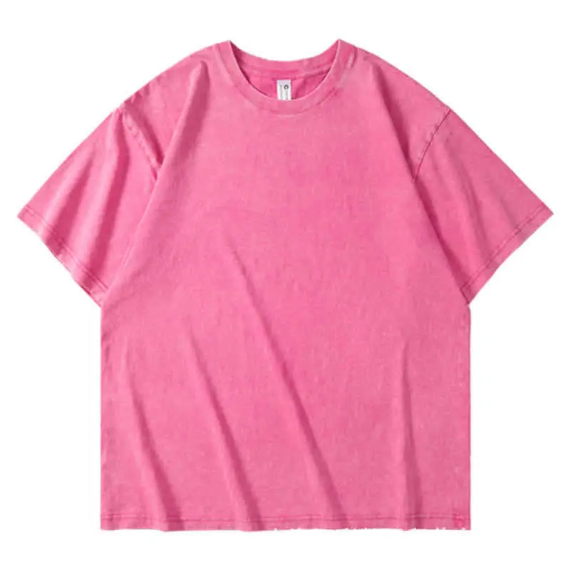 Men Grey Heavyweight Cotton T-Shirt 230g Washed - Image 3