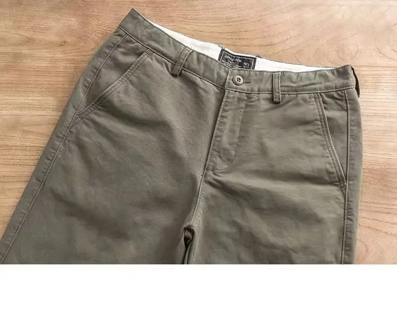 Men's Autumn Straight Pants Casual Wear Work Pants — feature 10