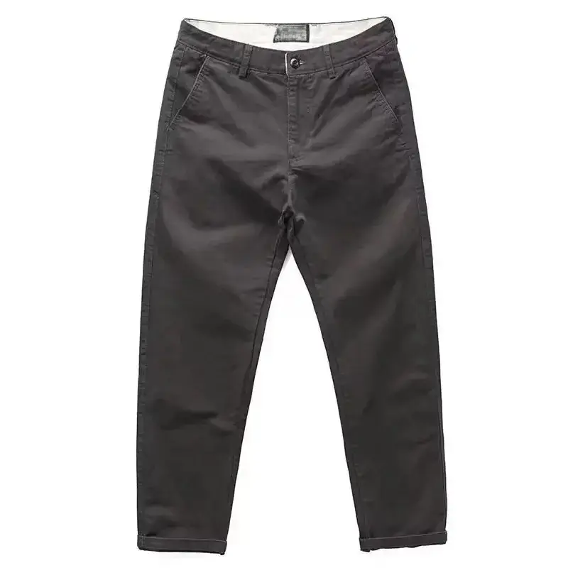 Men's Autumn Straight Pants Casual Wear Work Pants