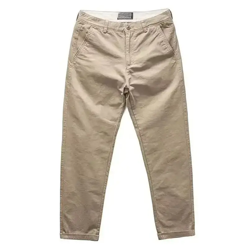 Men's Autumn Straight Pants Casual Wear Work Pants