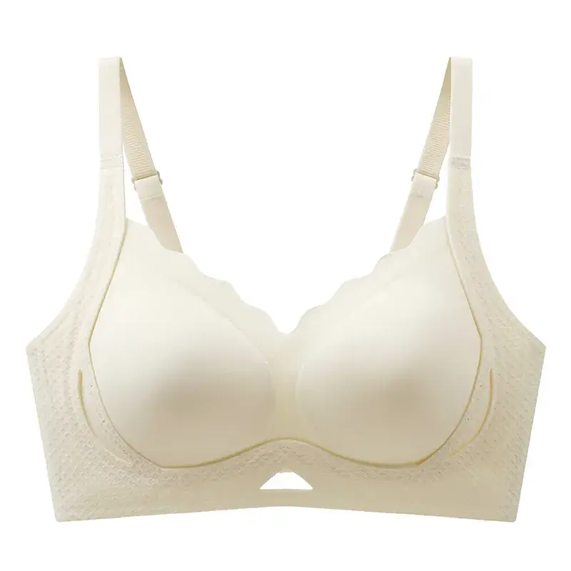 Black Traceless Non-Rims Pull-Up Bra Women - Image 3
