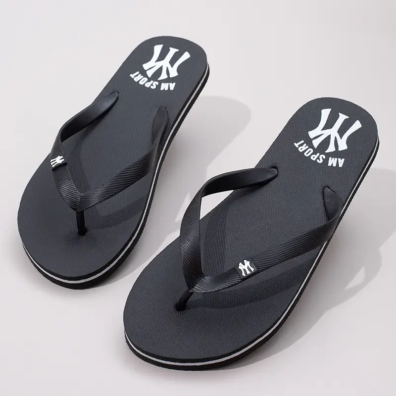 New Sandals for Summer Outer Wear, Men's Flip-Flops, Men's Slippers, Printed Beach Slippers, Comfortable and Breathable - Image 3
