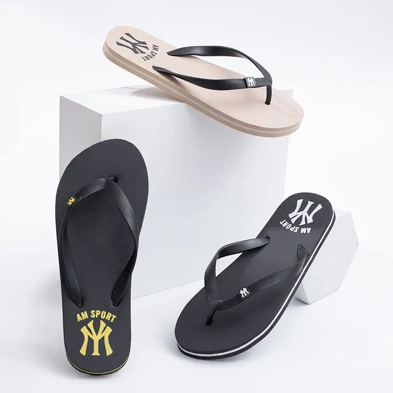 New Sandals for Summer Outer Wear, Men's Flip-Flops, Men's Slippers, Printed Beach Slippers, Comfortable and Breathable — feature 2