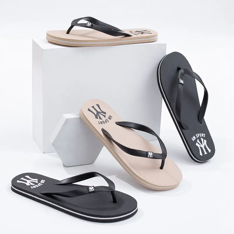 New Sandals for Summer Outer Wear, Men's Flip-Flops, Men's Slippers, Printed Beach Slippers, Comfortable and Breathable — feature 3