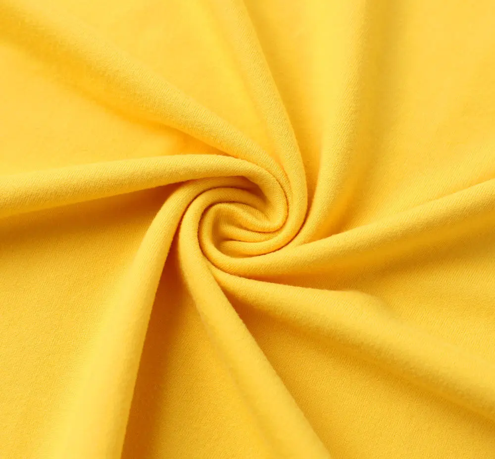Men's Yellow Silk Collar T-Shirt Overalls Set — feature 8