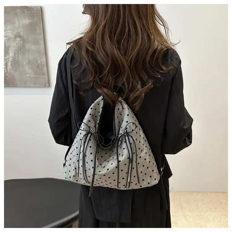 Casual Commuter Polka Dot Shoulder Tote Bag 2024 — feature 10