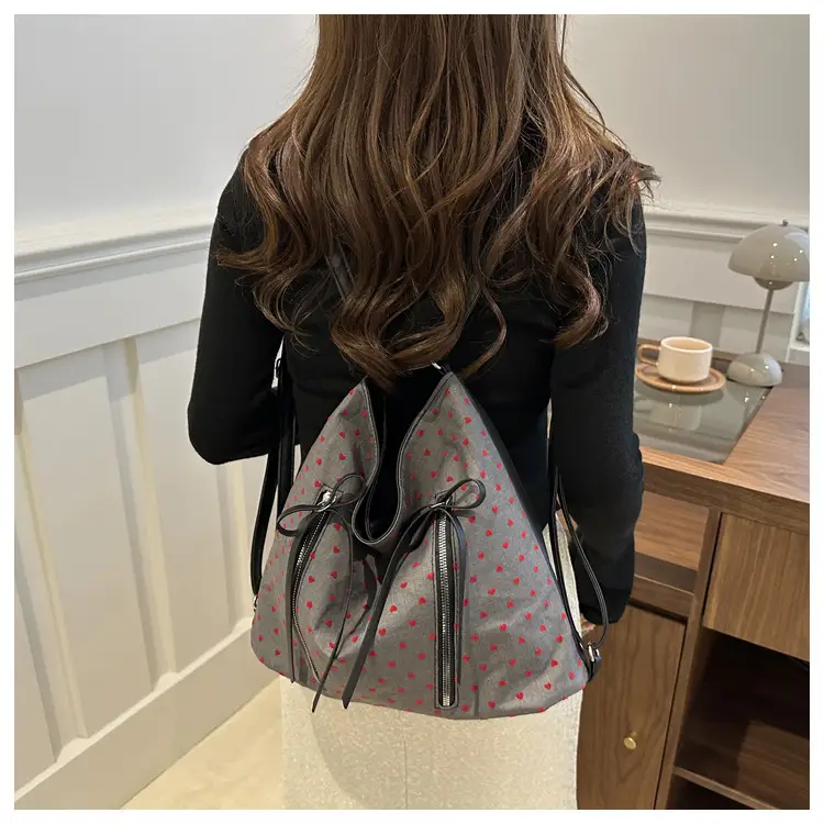 Casual Commuter Polka Dot Shoulder Tote Bag 2024 — feature 14