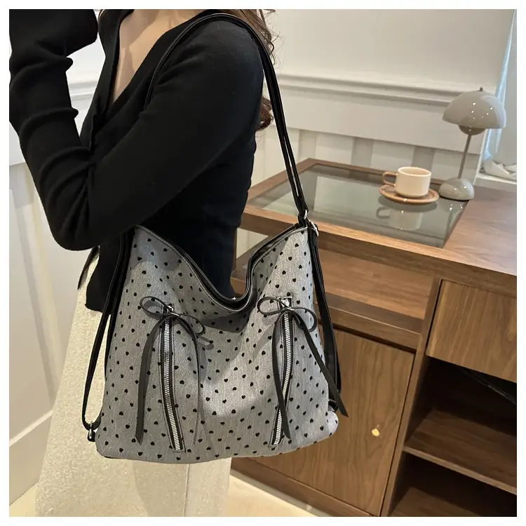 Casual Commuter Polka Dot Shoulder Tote Bag 2024 — feature 15