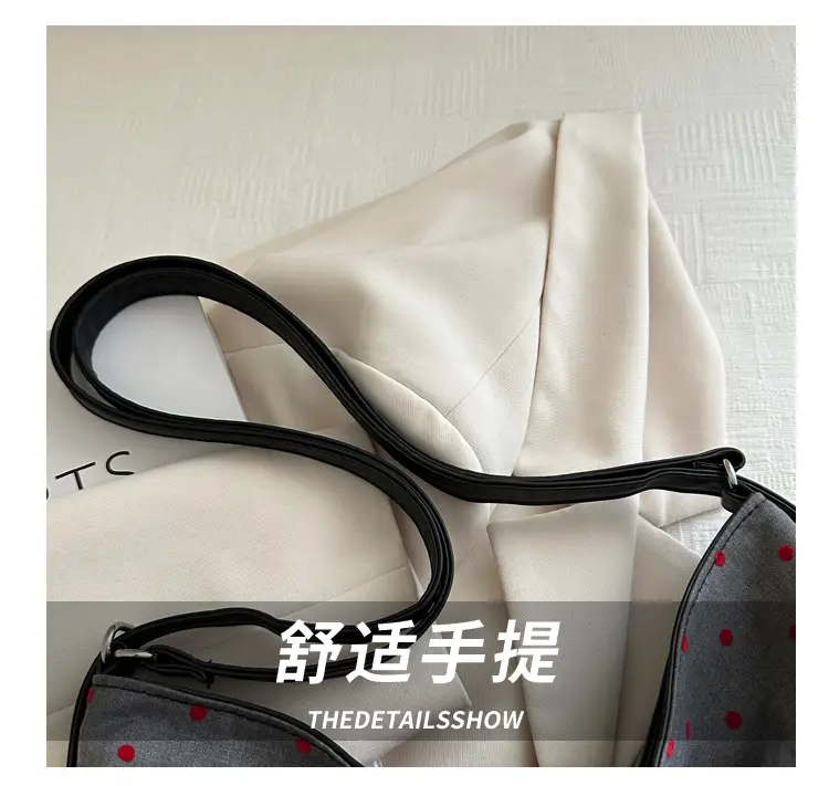 Casual Commuter Polka Dot Shoulder Tote Bag 2024 — feature 4