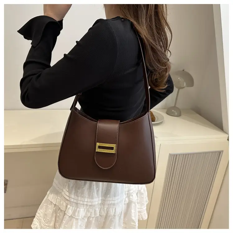 Women's Cream Korean Style Shoulder Bag 2024 - Image 8