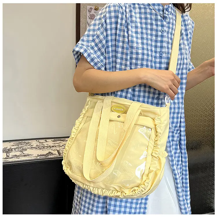 Women Transparent Yellow Crossbody Bag 2024 - Image 4