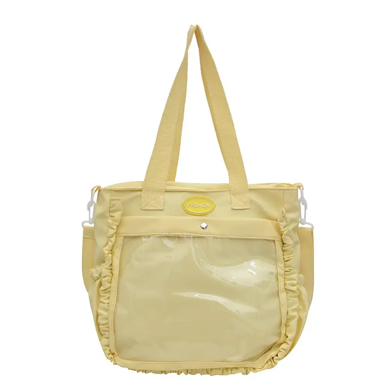 Women Transparent Yellow Crossbody Bag 2024 - Image 6