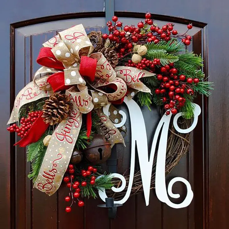 American Handmade Christmas Tree 60cm Red Grape Decor - Image 4