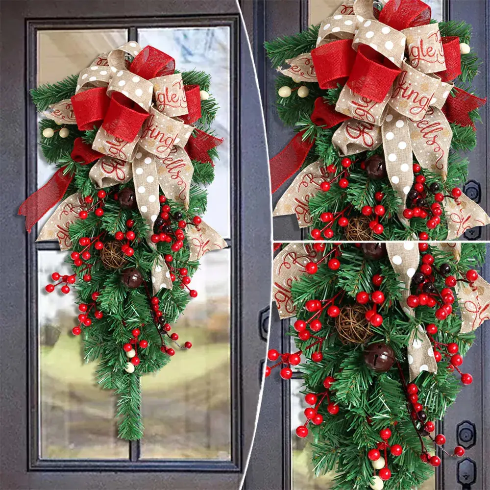 American Handmade Christmas Tree 60cm Red Grape Decor - Image 5