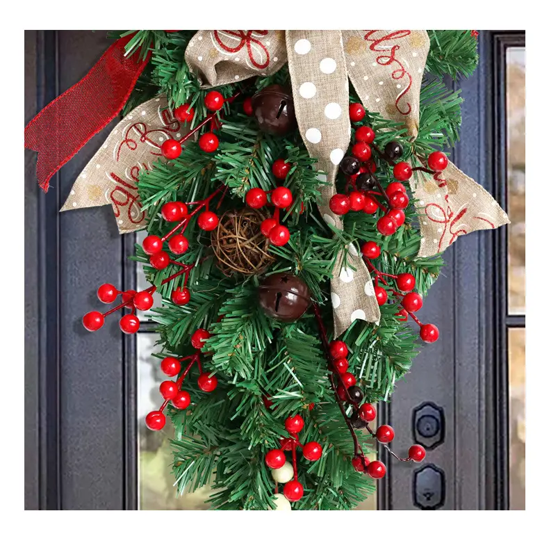 American Handmade Christmas Tree 60cm Red Grape Decor — feature 12