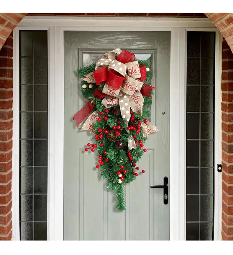 American Handmade Christmas Tree 60cm Red Grape Decor — feature 13