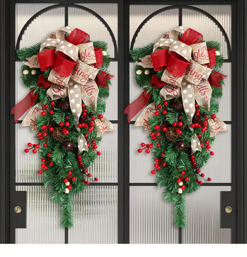 American Handmade Christmas Tree 60cm Red Grape Decor — feature 3