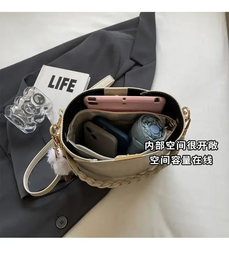Pink High-End Bucket Bag for Women 2026 — feature 17