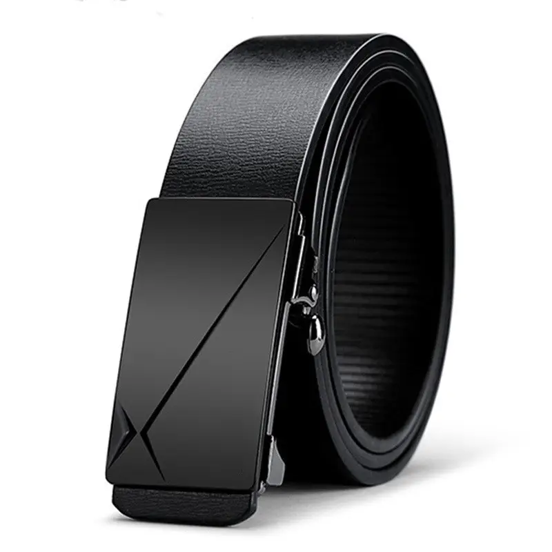 Men's Black Automatic Buckle Belt Wholesale — feature 10