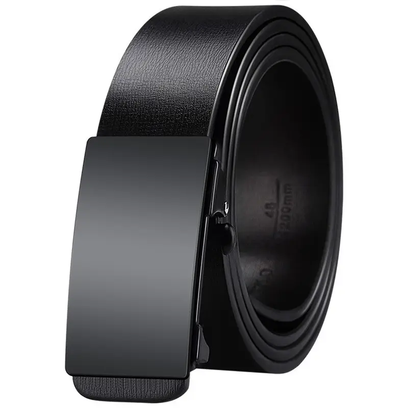 Men's Black Automatic Buckle Belt Wholesale — feature 14