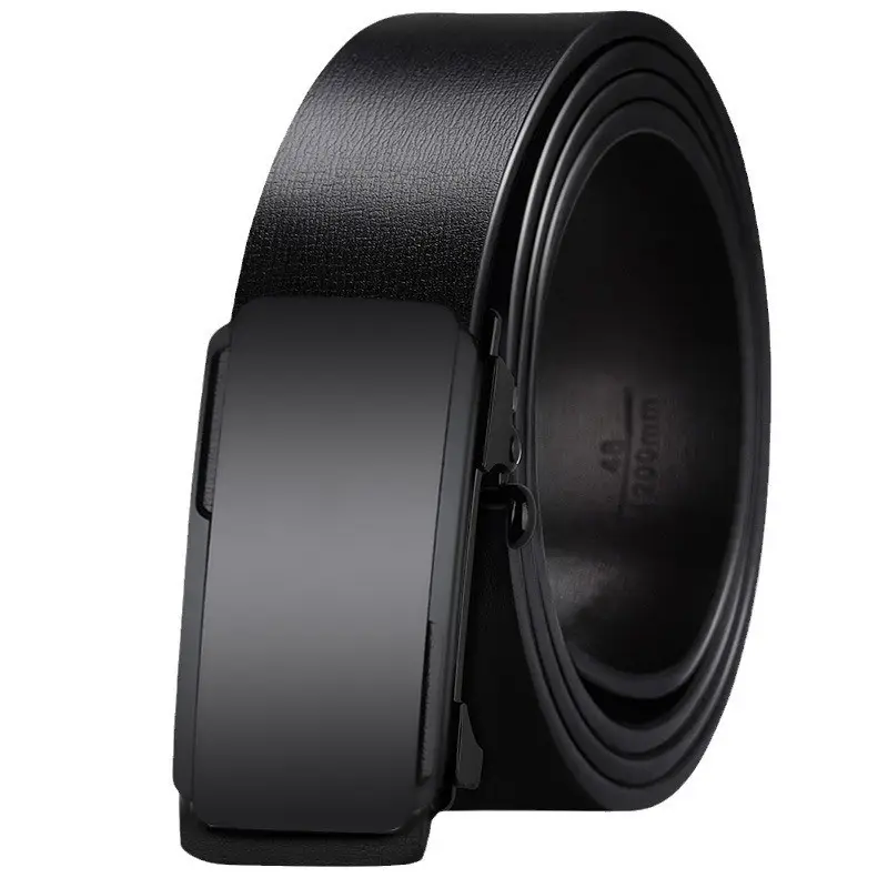 Men's Black Automatic Buckle Belt Wholesale — feature 15