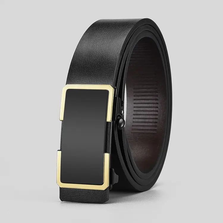 Men's Black Automatic Buckle Belt Wholesale — feature 17