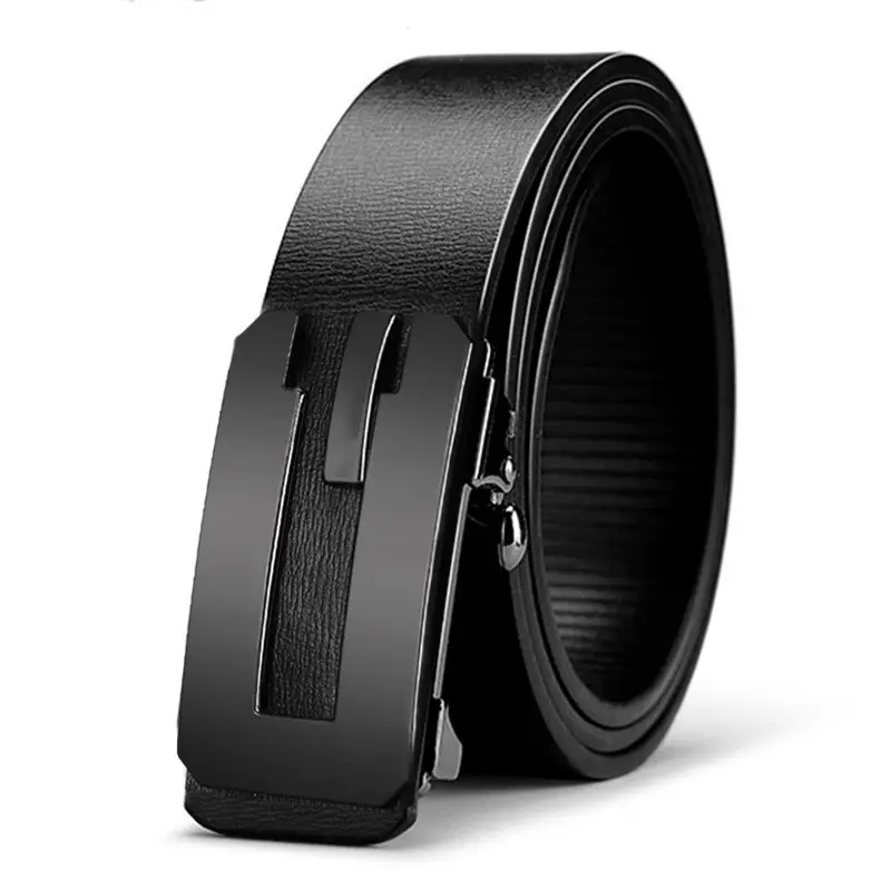 Men's Black Automatic Buckle Belt Wholesale — feature 18