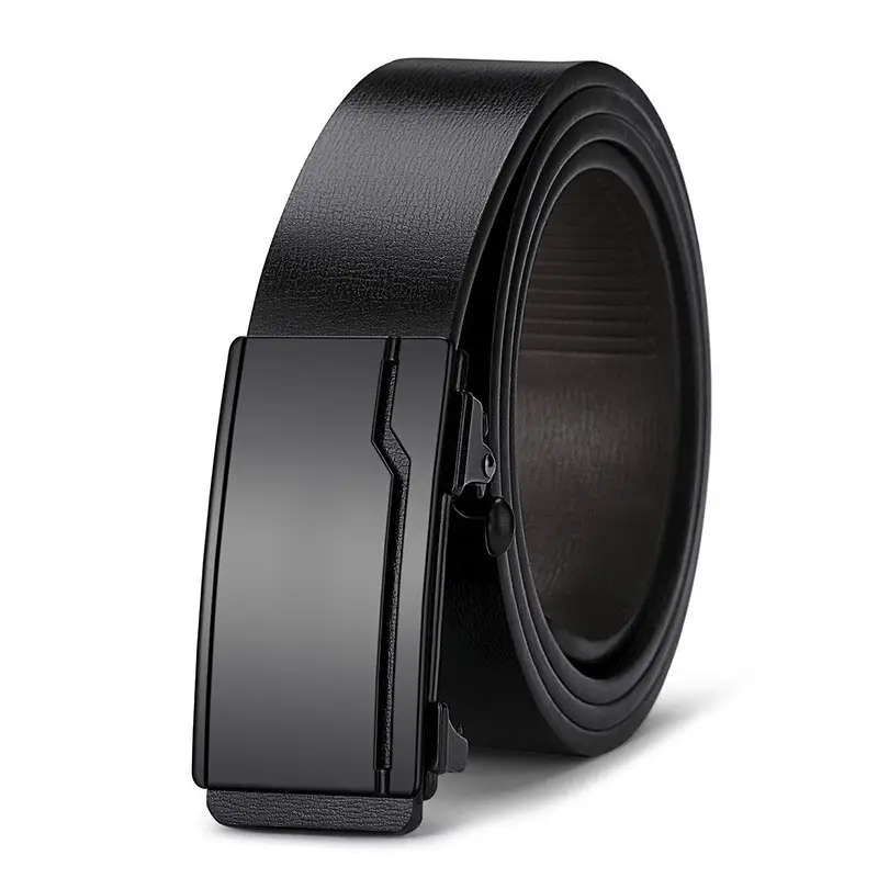 Men's Black Automatic Buckle Belt Wholesale — feature 19
