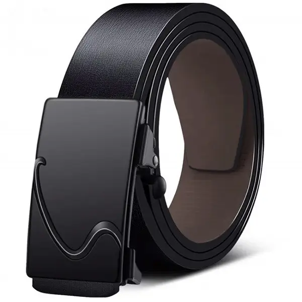 Men's Black Automatic Buckle Belt Wholesale — feature 20