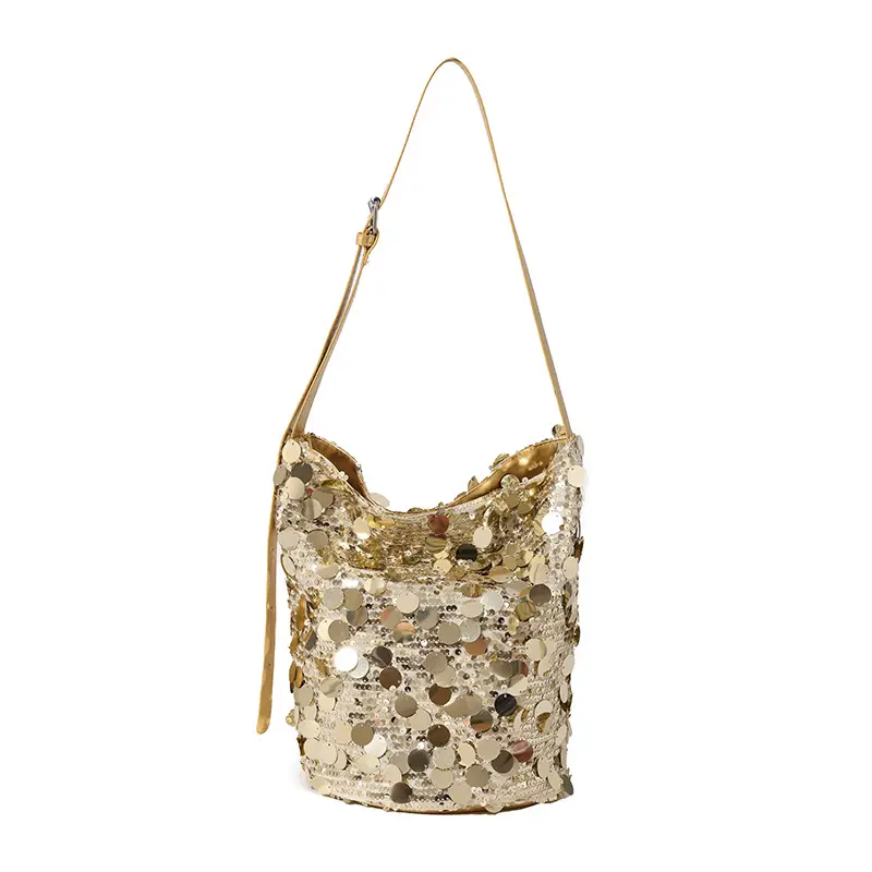 Sequined Chain Messenger Bag for Women 2024 - Image 9