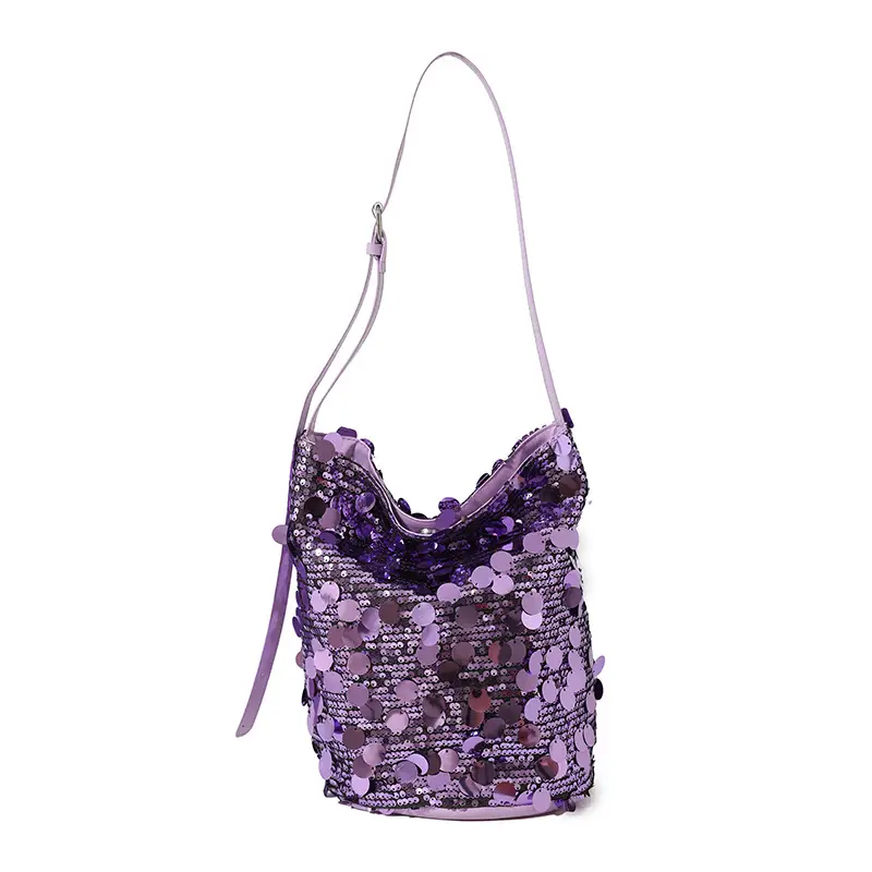 Sequined Chain Messenger Bag for Women 2024 - Image 3