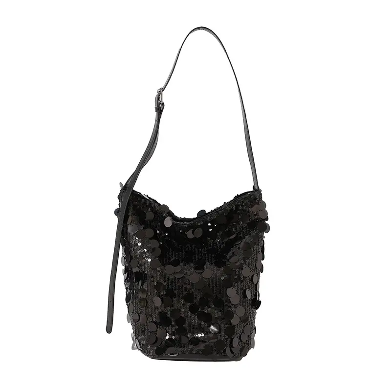 Sequined Chain Messenger Bag for Women 2024 - Image 4