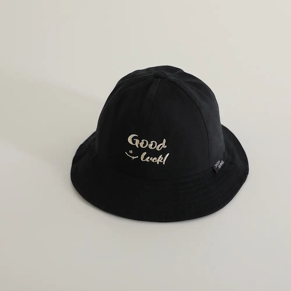 Children's Letter Sun Hats Brown & Beige All-Match - Image 6