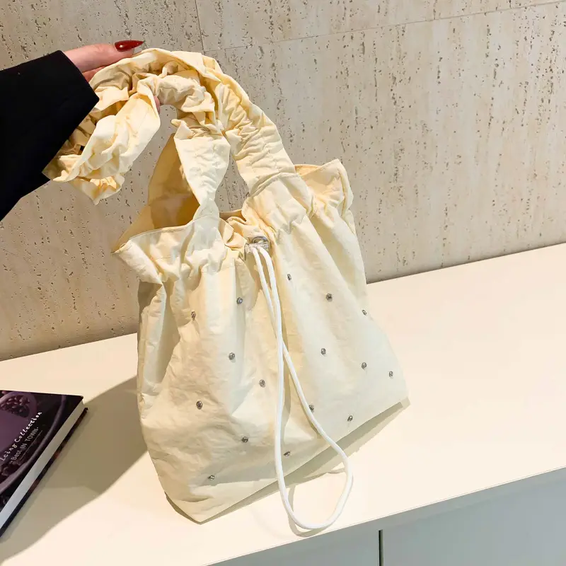 Rhinestone Pleated Shoulder Bag for Women 2024 - Image 8