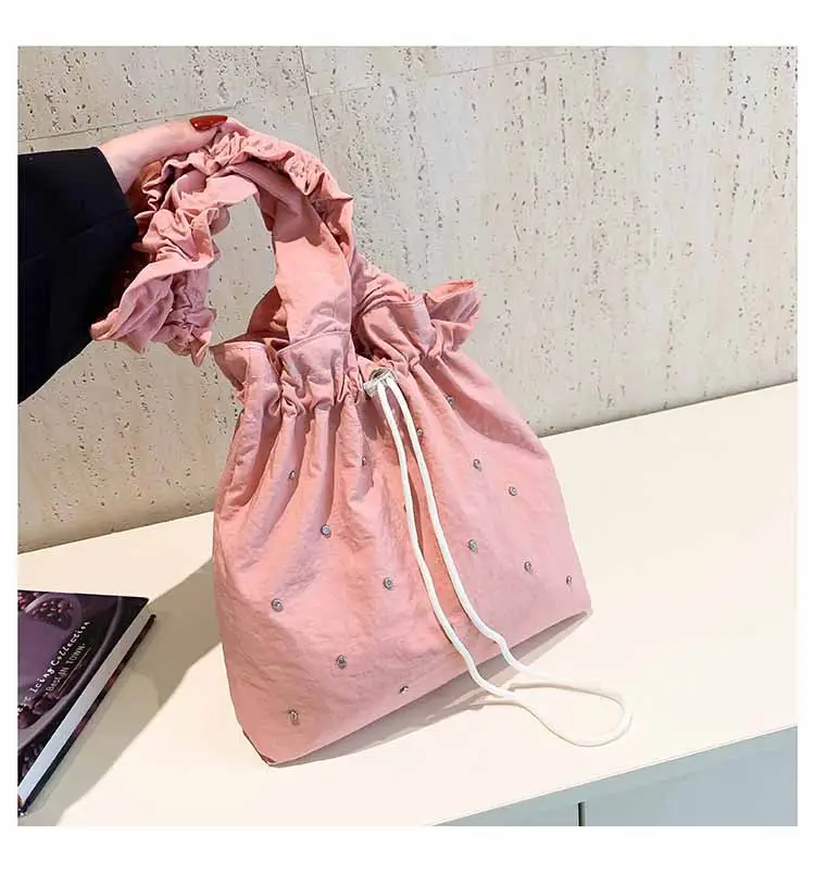 Rhinestone Pleated Shoulder Bag for Women 2024 — feature 21