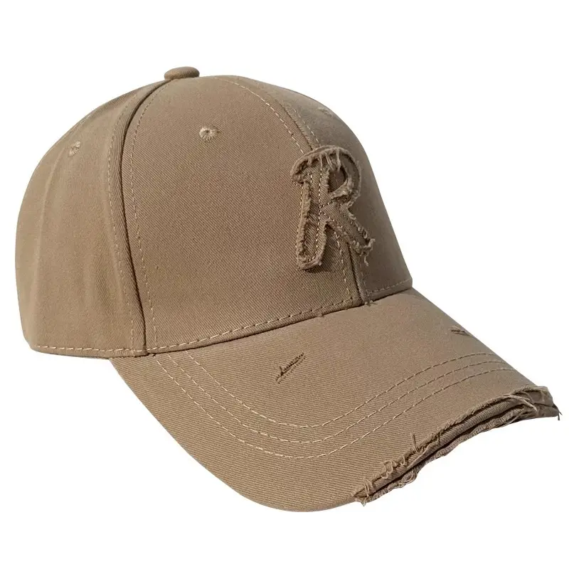 Korean Style Baseball Cap Wide Brim Small Hole Women