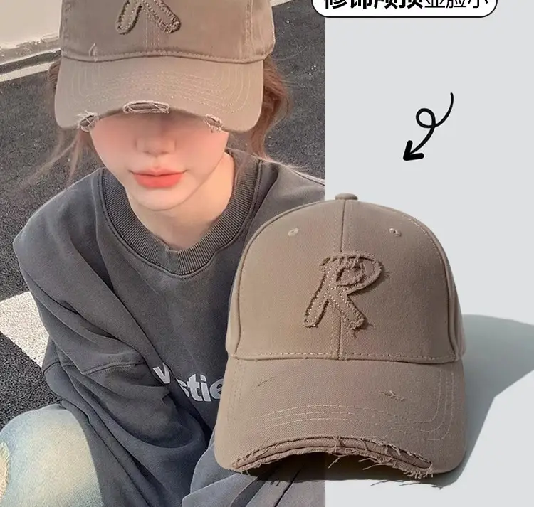 Korean Style Baseball Cap Wide Brim Small Hole Women — feature 4