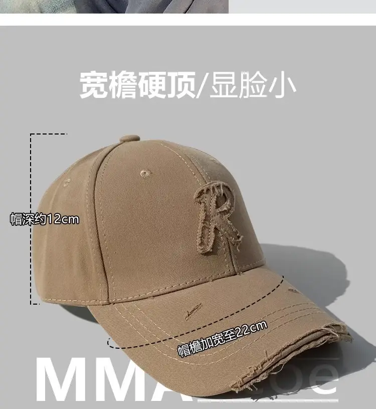 Korean Style Baseball Cap Wide Brim Small Hole Women — feature 5
