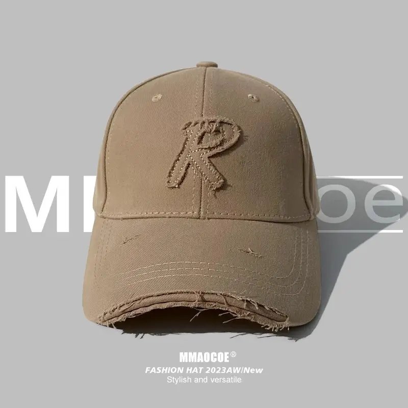 Korean Style Baseball Cap Wide Brim Small Hole Women