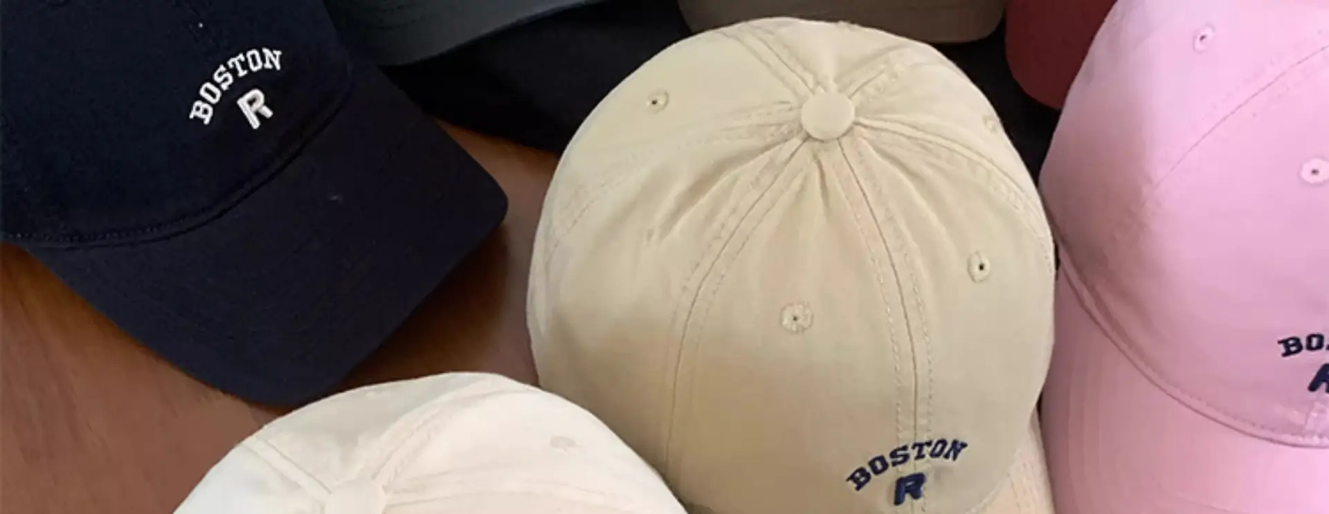 Korean Style Vintage Beige Letter Embroidered Baseball Cap Women's Summer — feature 12